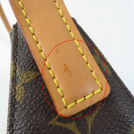 LOUIS VUITTON Shoulder Bag M51146 Monogram canvas, tanned leather Brown Monogram LoopingMM Women Used Authentic