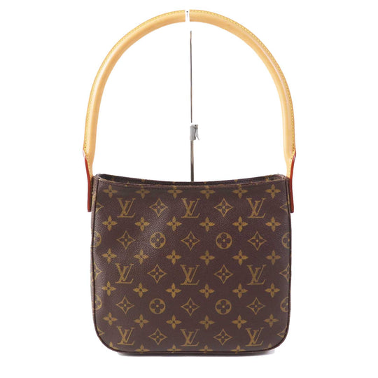 LOUIS VUITTON Shoulder Bag M51146 Monogram canvas, tanned leather Brown Monogram LoopingMM Women Used Authentic