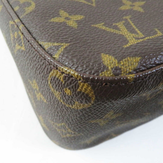 LOUIS VUITTON Shoulder Bag M51146 Monogram canvas, tanned leather Brown Monogram LoopingMM Women Used Authentic
