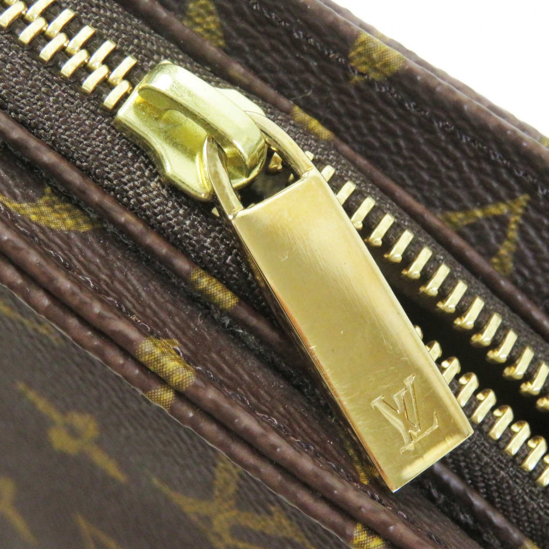 LOUIS VUITTON Shoulder Bag M51146 Monogram canvas, tanned leather Brown Monogram LoopingMM Women Used Authentic