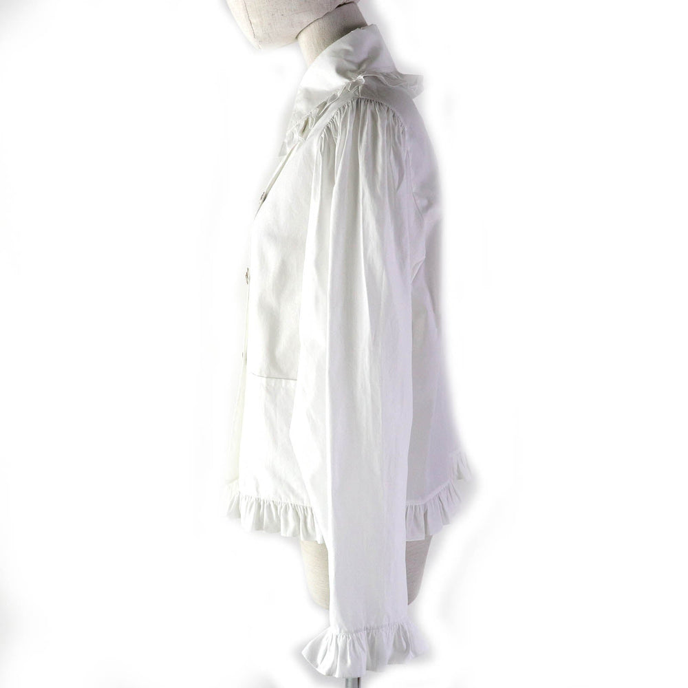CHANEL P59371 Main: 100% cotton white Women 36 Used Authentic
