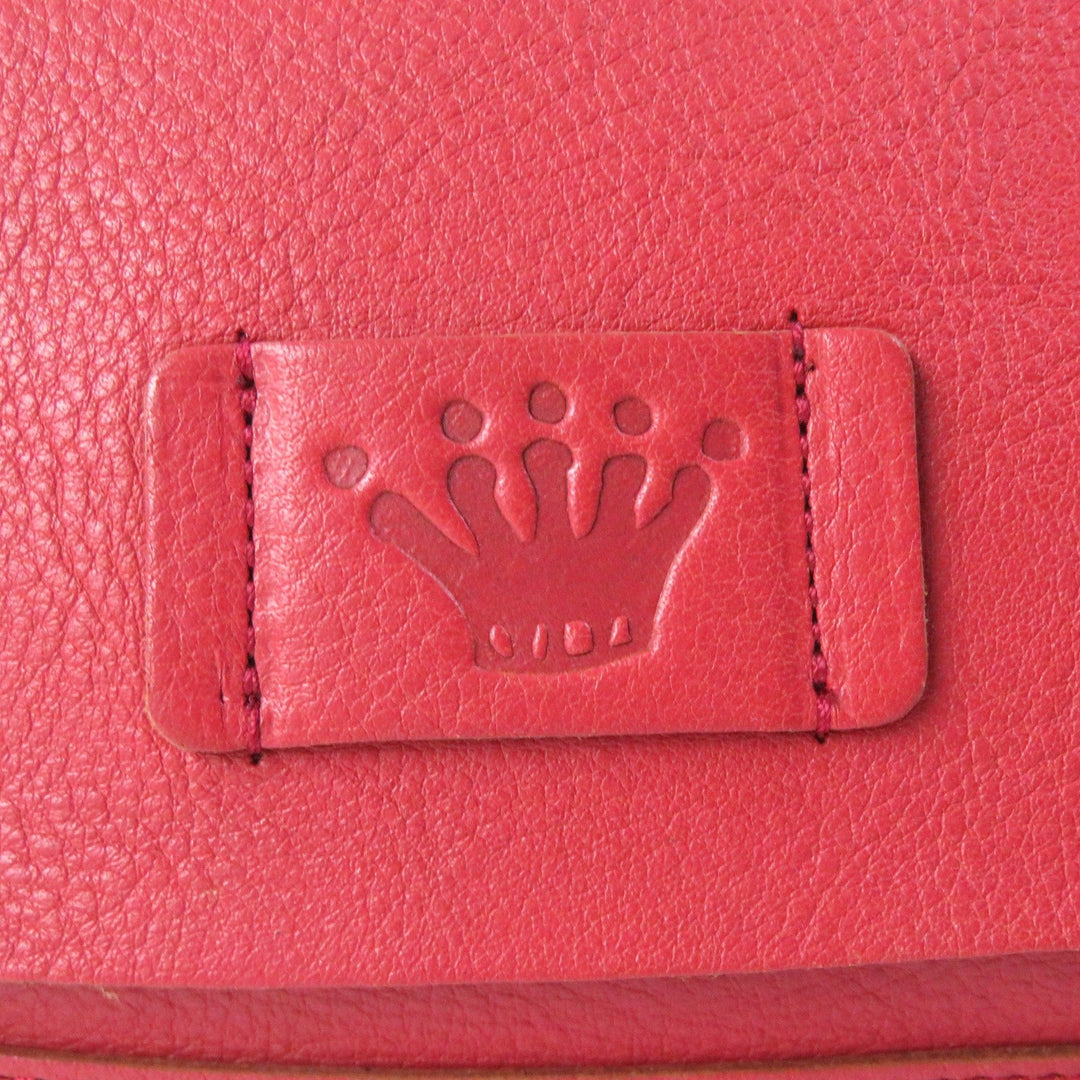 Dakota Shoulder Bag Main: Leather Red type Women Used Authentic