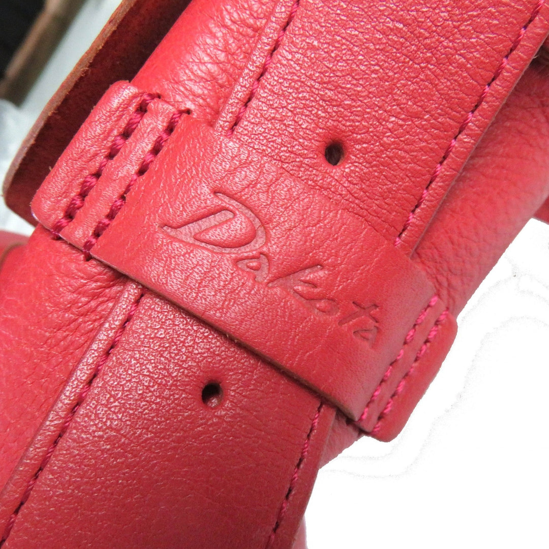 Dakota Shoulder Bag Main: Leather Red type Women Used Authentic