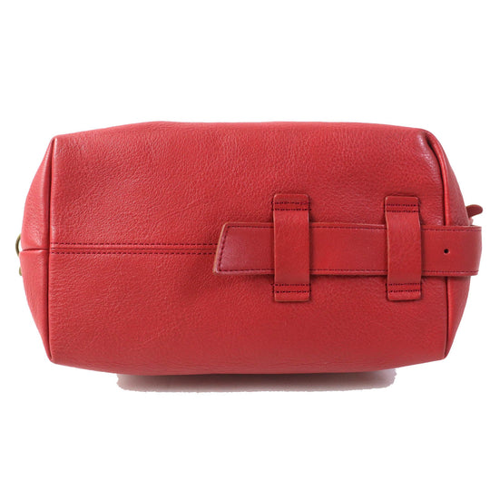 Dakota Shoulder Bag Main: Leather Red type Women Used Authentic
