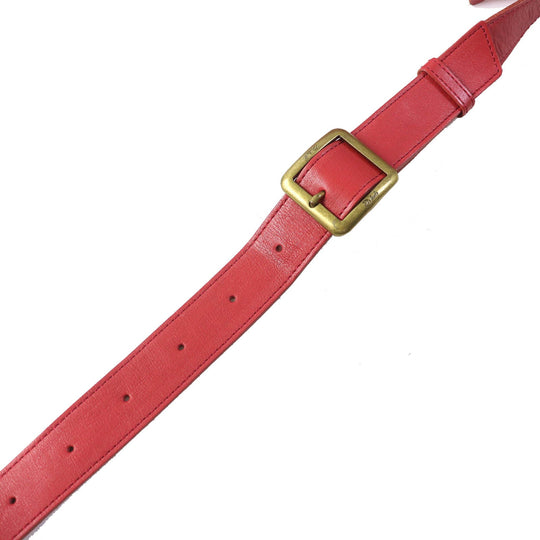 Dakota Shoulder Bag Main: Leather Red type Women Used Authentic