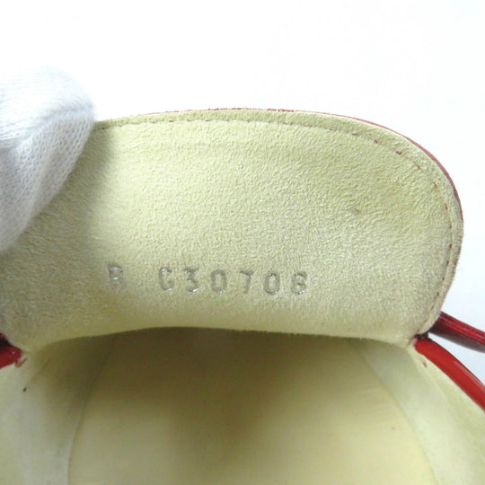 CHANEL loafers G30708 Main: Patent leather Red Women 35 1/2C Used Authentic
