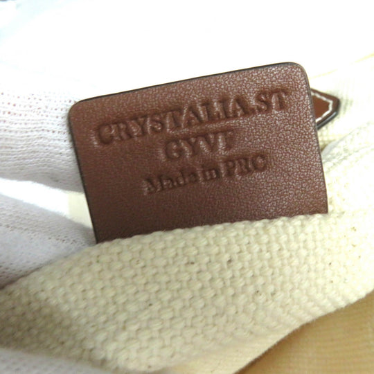 BALLY Tote Bag Main: Canvas, Part: Leather natural CABANA CRYSTALIA.ST 23 Women Used Authentic