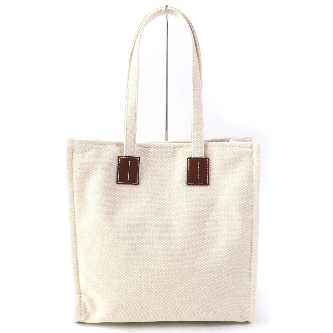 BALLY Tote Bag Main: Canvas, Part: Leather natural CABANA CRYSTALIA.ST 23 Women Used Authentic