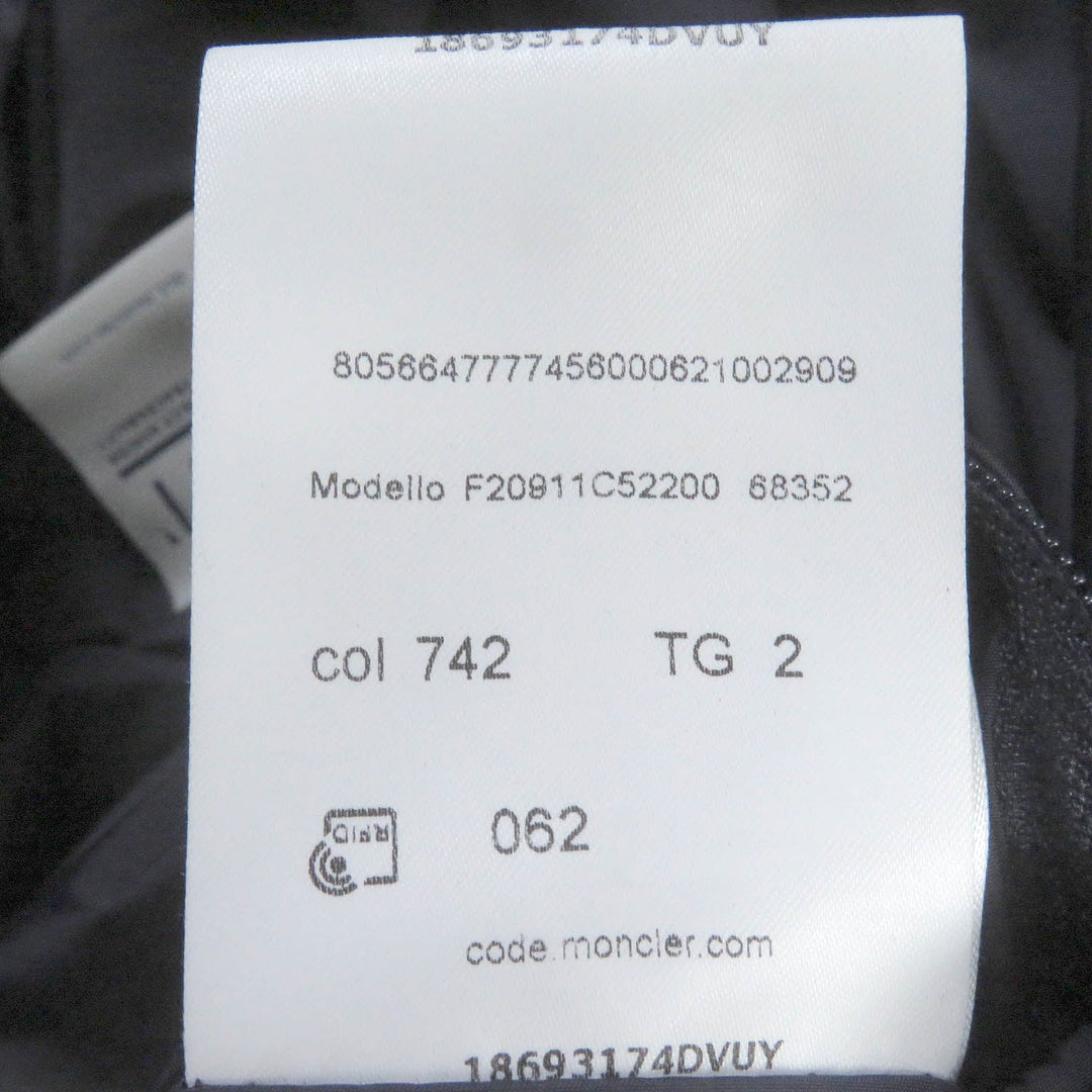 MONCLER Down jacket Main: 100% nylon, Filling: 90% down, Filling: 10% feather Navy MONCENISIO mens 2 Used Authentic