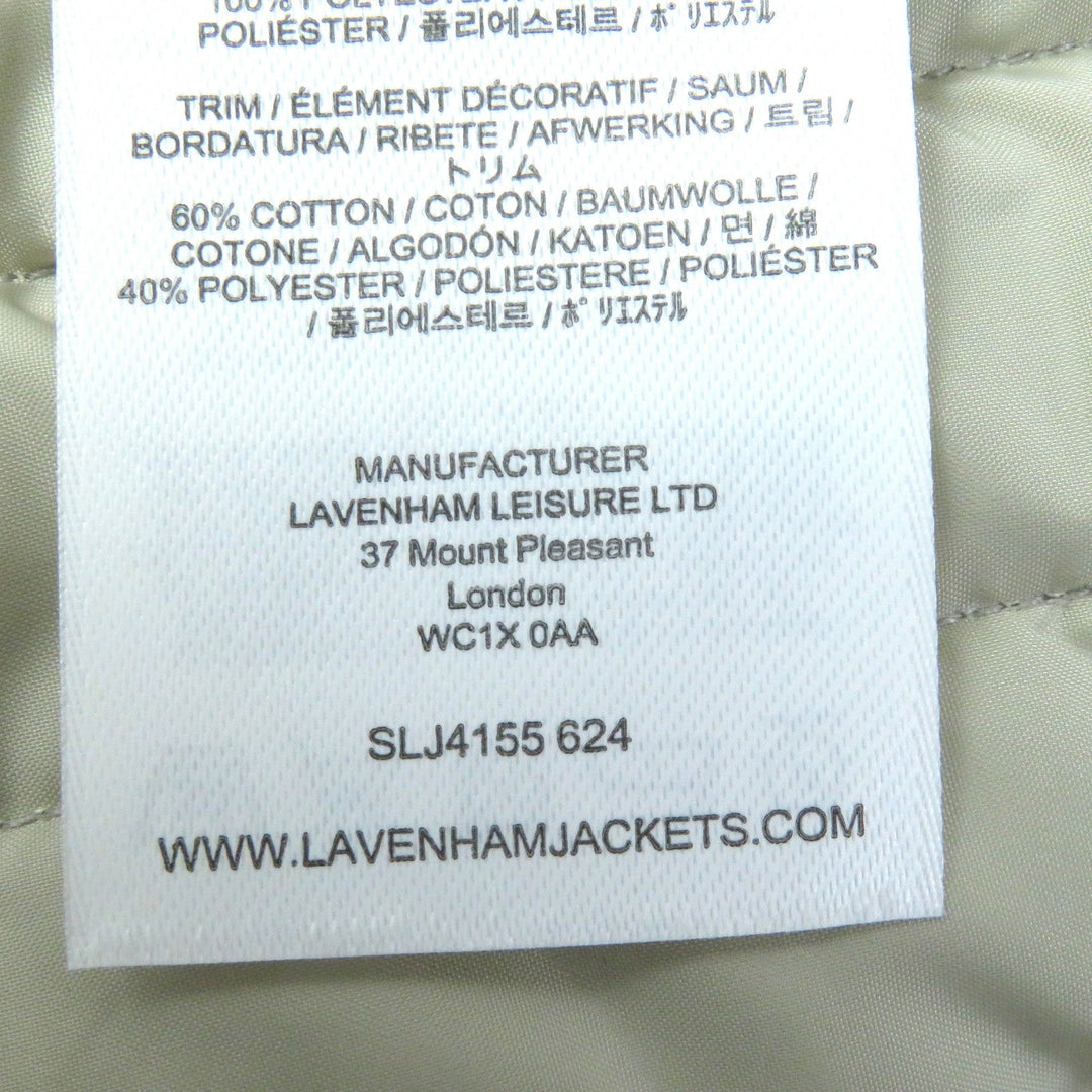 LAVENHAM Vest SLJ4155 624 cotton beige DROP SHOULDER LONGLINE THORNHAM 38