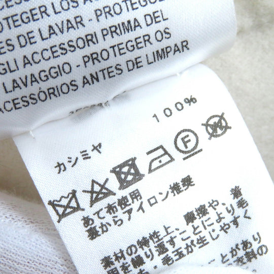 HERMES coat 3E0221DA Main: 100% cashmere white Women 38 Used Authentic