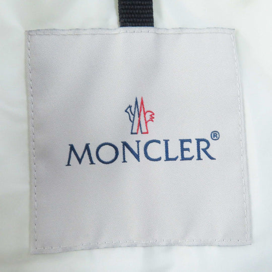 MONCLER Nylon jacket Outer: 100% nylon, Lining: 100% nylon, Part: 100% nylon white BAABA Women 1 Used Authentic