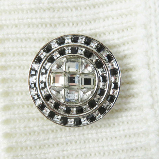 CHANEL cardigan P74230 Outer: 100% cashmere, part: 99% cashmere, part: 1% polyurethane white Women 34 Used Authentic