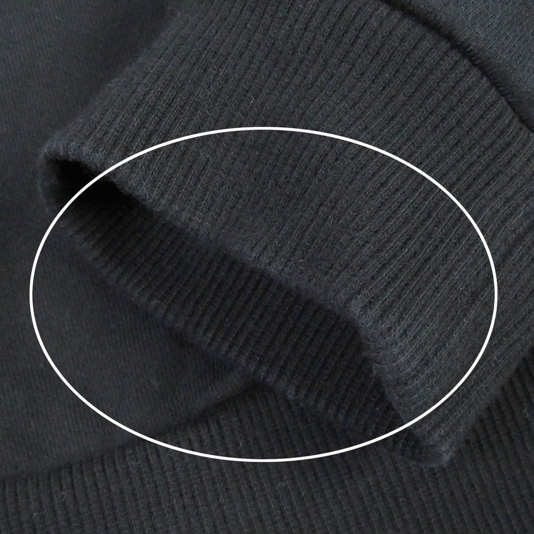 CELINE Hoodie 2Y99D670Q Main: 100% cotton black mens L Used Authentic