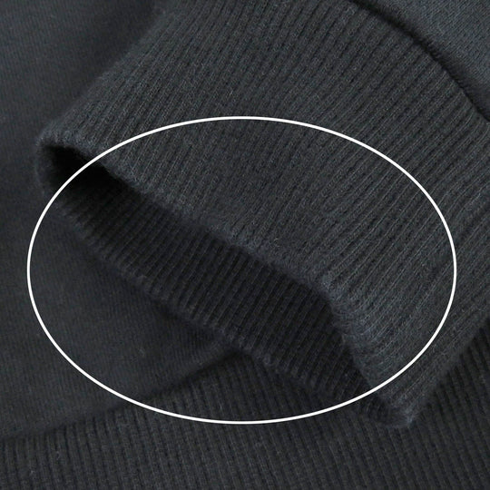 CELINE Hoodie 2Y99D670Q Main: 100% cotton black mens L Used Authentic