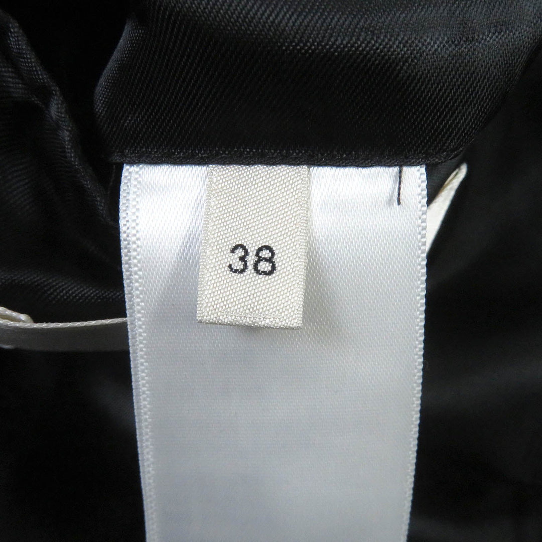 CELINE tailored jacket 2V321120D Main: 100% wool, Main: 100% polyester, Lining: 54% cupra, Lining: 46% rayon black Peak collar long tuxedo jacket Grand Poodle mens 38 Used Authentic