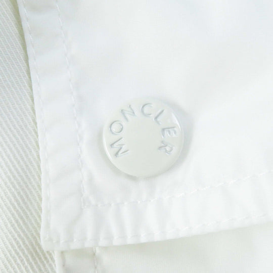 MONCLER Other outerwear Outer: 74% cotton, Outer: 26% linen, Hood lining: 100% nylon Hood: 100% nylon white GOLDFIFLED Women ‚O Used Authentic