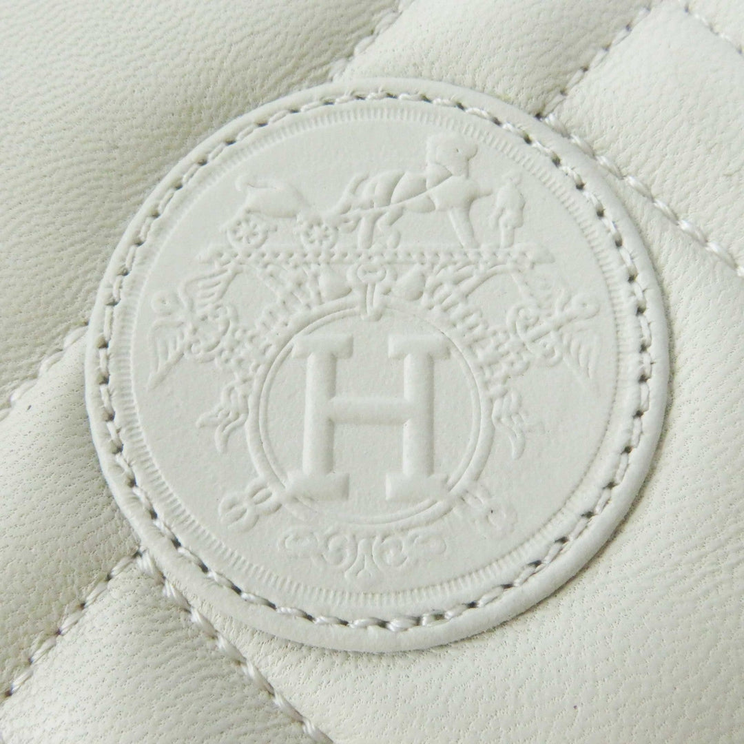 HERMES Knee-high boots Calfskin Rubber Two-tone (off-white) FUJI 36