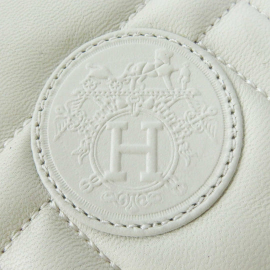 HERMES Knee-high boots Calfskin Rubber Two-tone (off-white) FUJI 36