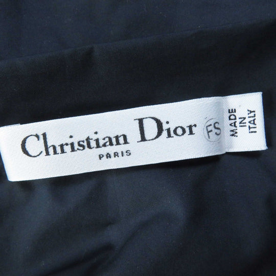 Christian Dior one piece 217R65A2829 Main: 100% polyester Navy Off Shoulder Drawstring Dress Women XS Used Authentic
