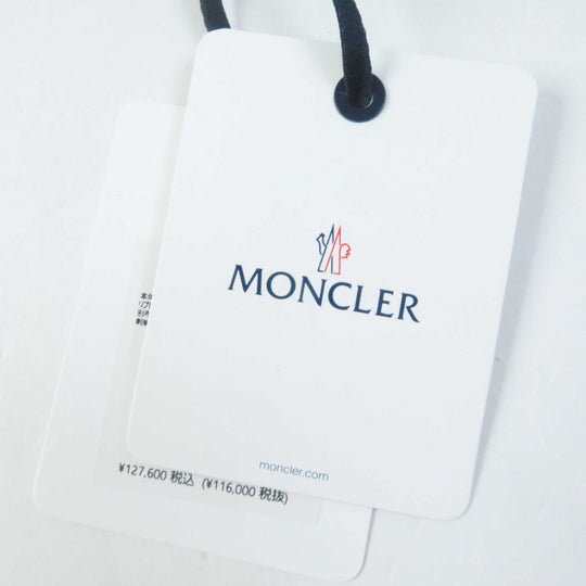 MONCLER pullover Outer fabric: 91% cotton, Outer fabric: 9% nylon, Rib: 98% cotton, 2% polyurethane Other fabric: 85% polyester, 15% nylon Embroidery: 100% polyester Ivory FELPA GIROCOLLO Women XS Used Authentic