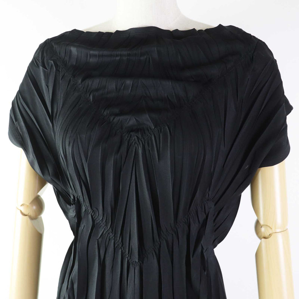 ISSEY MIYAKE one piece IM33JH005 Main: 100% polyester black Women 2 Used Authentic