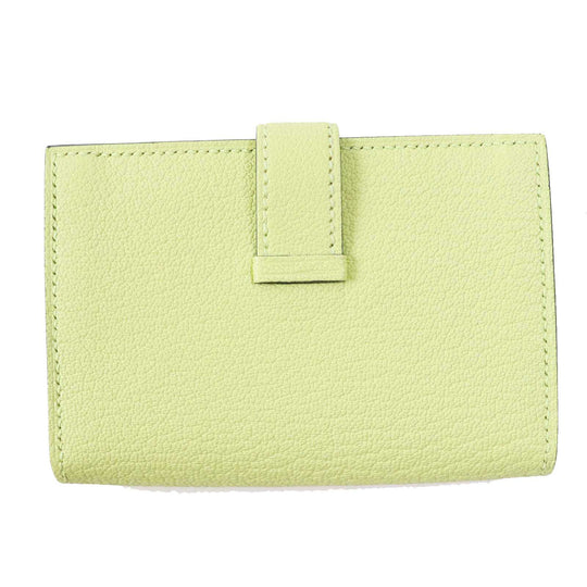 HERMES Card Case Shave Jones Bourjon Bearn Mini Women Used Authentic