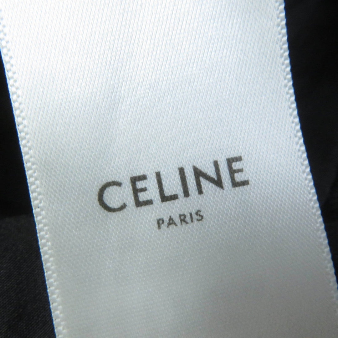 CELINE Mini skirt 2H251978E Main: Lamb leather Lining: 100% silk Pocket lining: 100% cotton Filling: 100% polyester Embroidery: 100% polyester black Women 36 Used Authentic