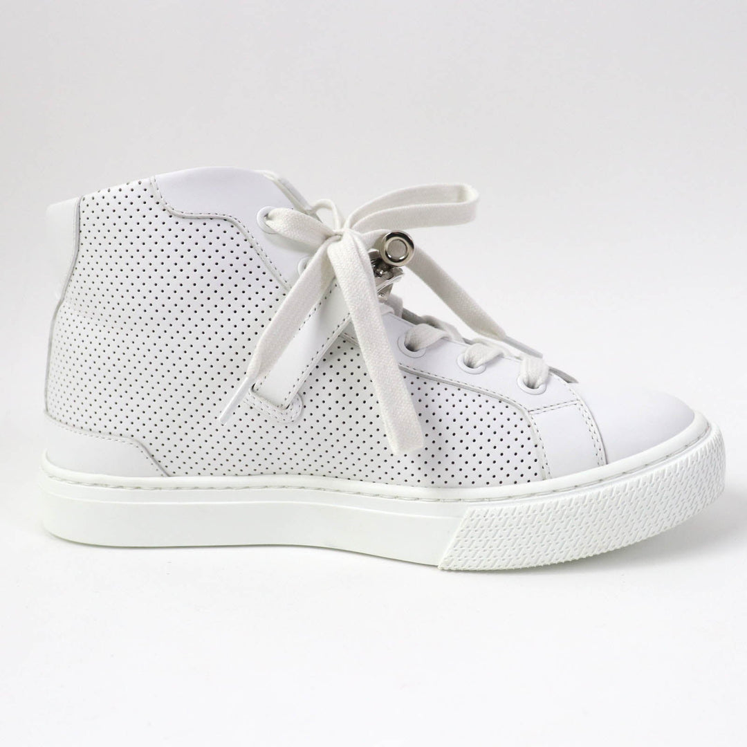 HERMES High cut sneakers Main: Leather white Daydream Women 35 Used Authentic