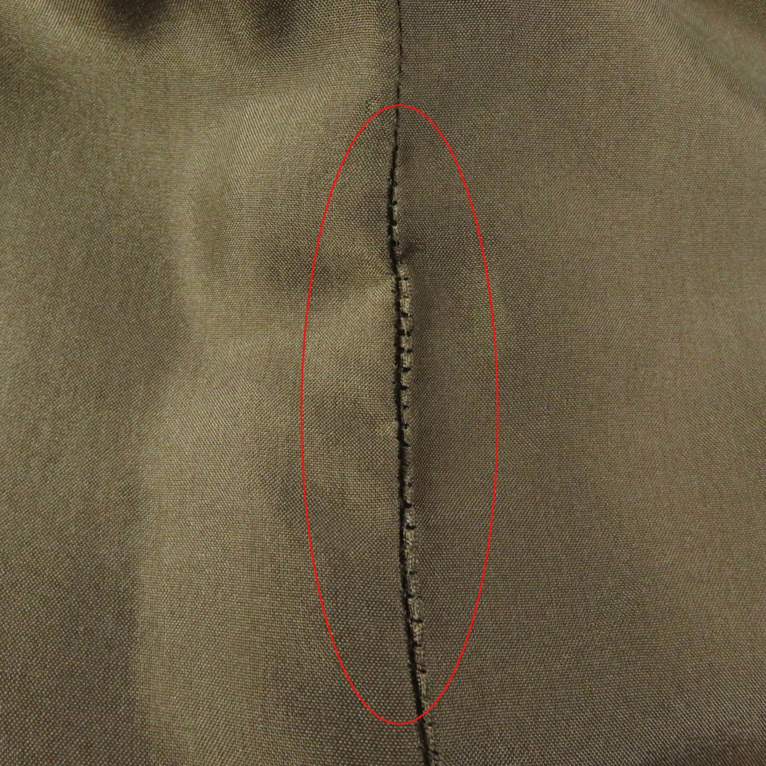 HERMES Tight Skirt Outer: 96% wool, Outer: 4% polyurethane, Lining: 100% silk Brown Women 34 Used Authentic