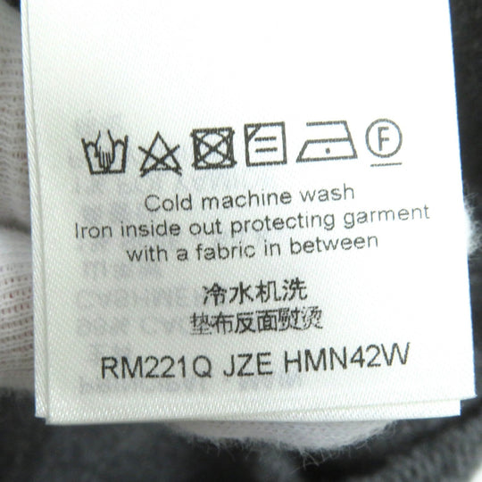 LOUIS VUITTON Hoodie Main: 98% cashmere, Main: 1% silk, Main: 1% nylon gray mens XL Used Authentic