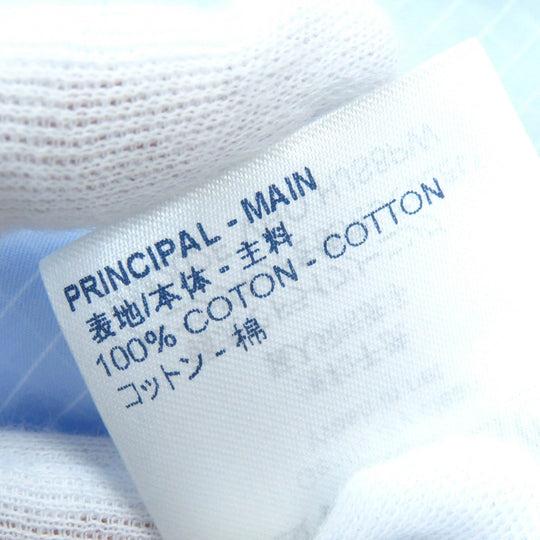LOUIS VUITTON Long sleeve shirt SLJ9003 Main: 100% cotton Light blue mens SLIM FIT Used Authentic