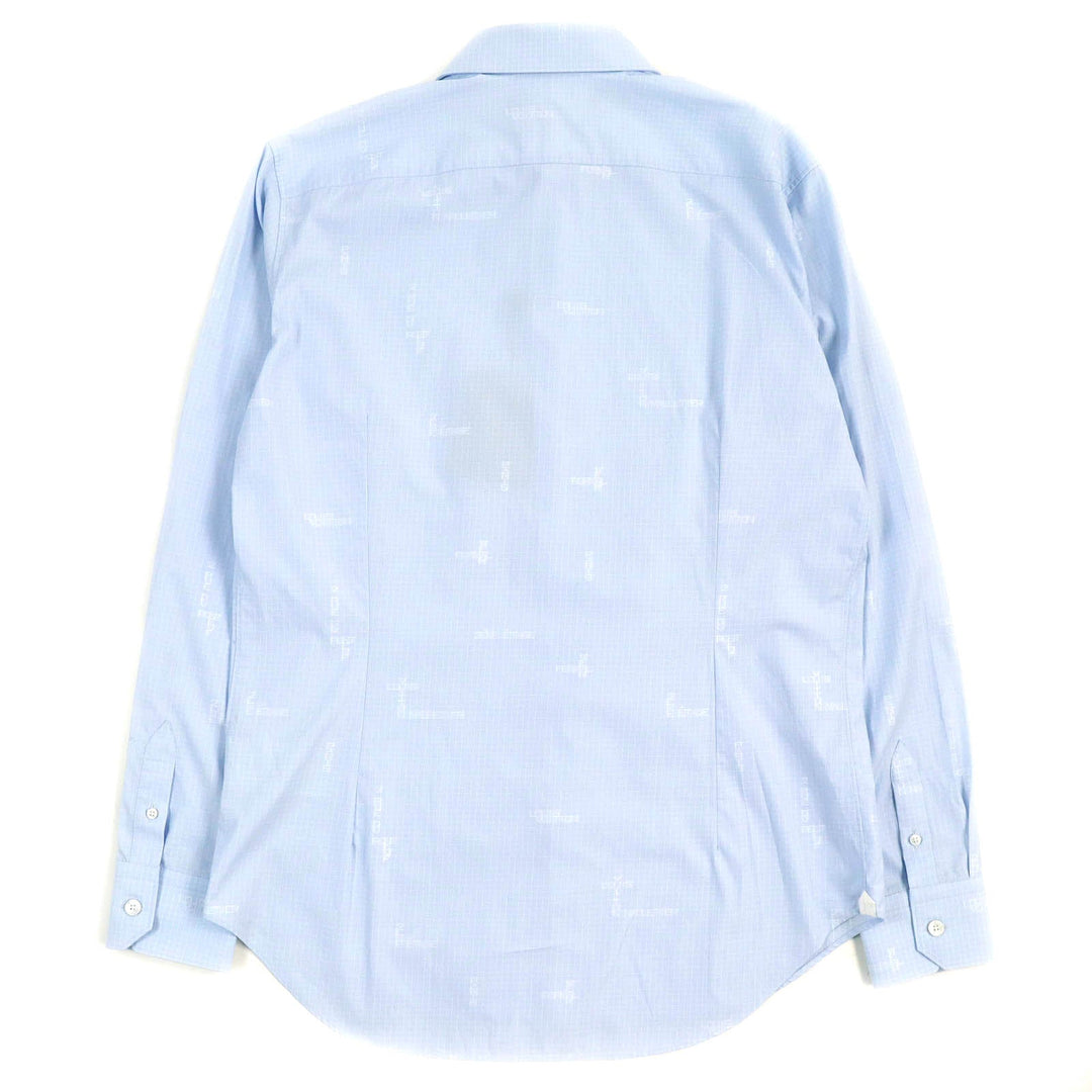LOUIS VUITTON Long sleeve shirt SLJ9003 Main: 100% cotton Light blue mens SLIM FIT Used Authentic
