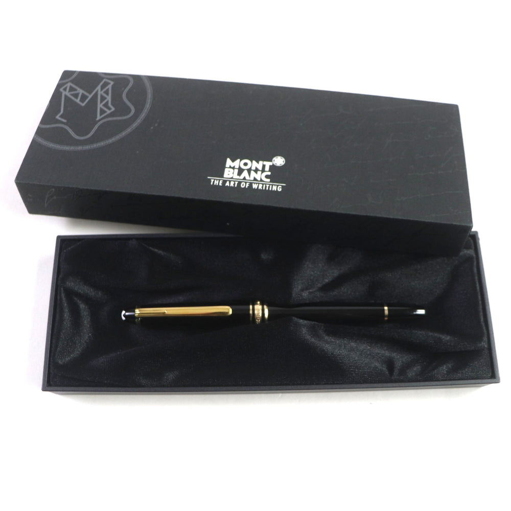 MONTBLANC fountain pen Pen point: K14 Black gold Meisterstck Classic mens Used Authentic