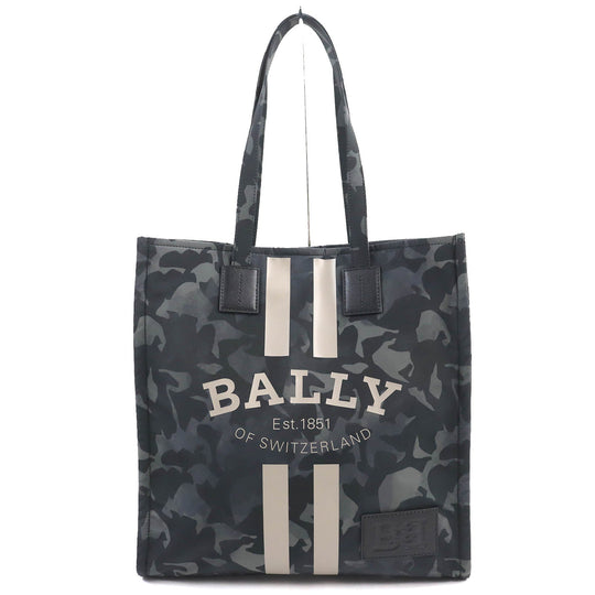 BALLY Tote Bag Part: Leather Navy type CABANA CRYSTALIA.CAM mens Used Authentic
