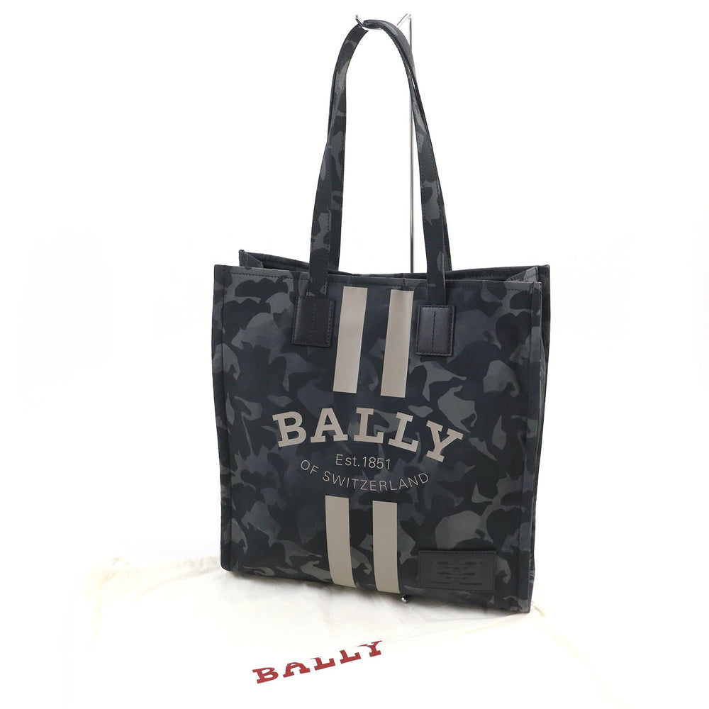 BALLY Tote Bag Part: Leather Navy type CABANA CRYSTALIA.CAM mens Used Authentic