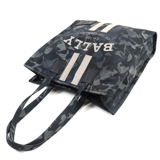 BALLY Tote Bag Part: Leather Navy type CABANA CRYSTALIA.CAM mens Used Authentic