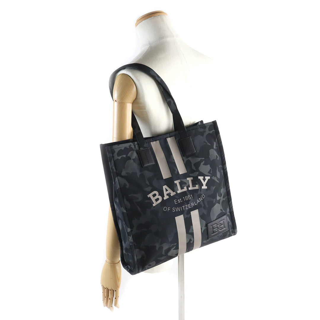 BALLY Tote Bag Part: Leather Navy type CABANA CRYSTALIA.CAM mens Used Authentic