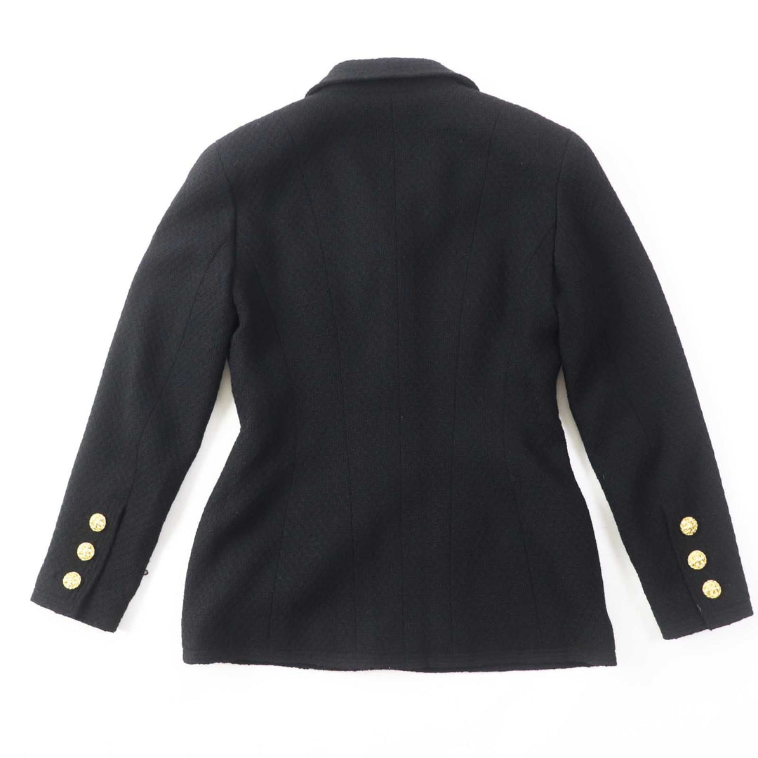 CHANEL setup 20506 Outer: 99% wool, 1% other Lining: 100% silk black Women 38 Used Authentic