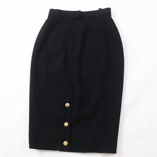 CHANEL setup 20506 Outer: 99% wool, 1% other Lining: 100% silk black Women 38 Used Authentic