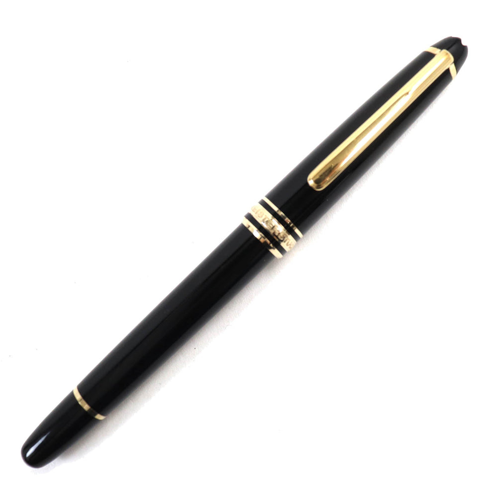 MONTBLANC fountain pen Pen point: K14 Black gold Meisterstck Classic mens Used Authentic