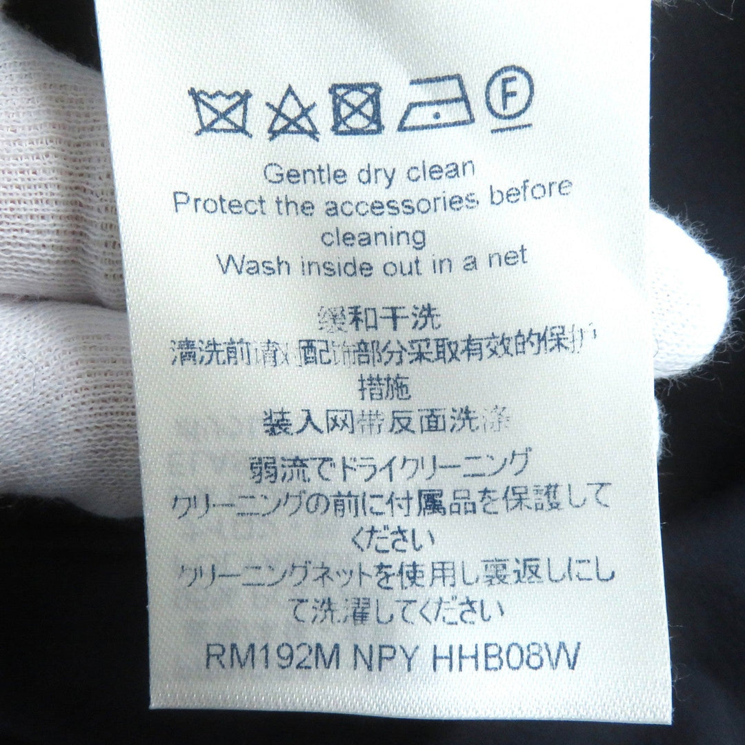 LOUIS VUITTON Jacket Main: Polyamide (nylon) 95%, Main: Polyurethane 5%, Other: Polyamide 100% Navy black mens 50 Used Authentic