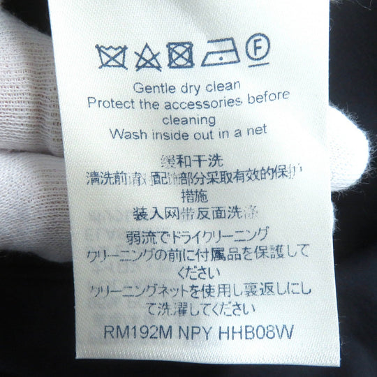LOUIS VUITTON Jacket Main: Polyamide (nylon) 95%, Main: Polyurethane 5%, Other: Polyamide 100% Navy black mens 50 Used Authentic