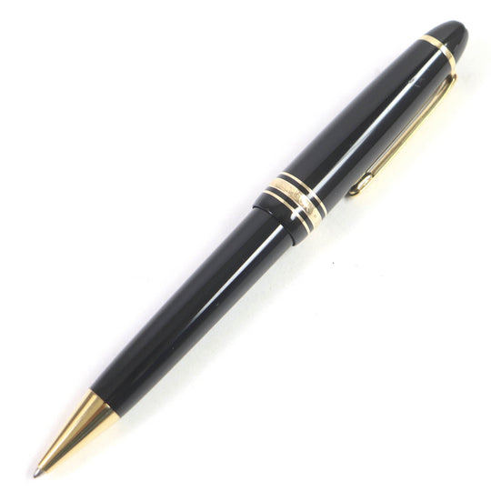 MONTBLANC Ballpoint pen Black Precious Rubbed Gin Black gold Le Grand mens Used Authentic