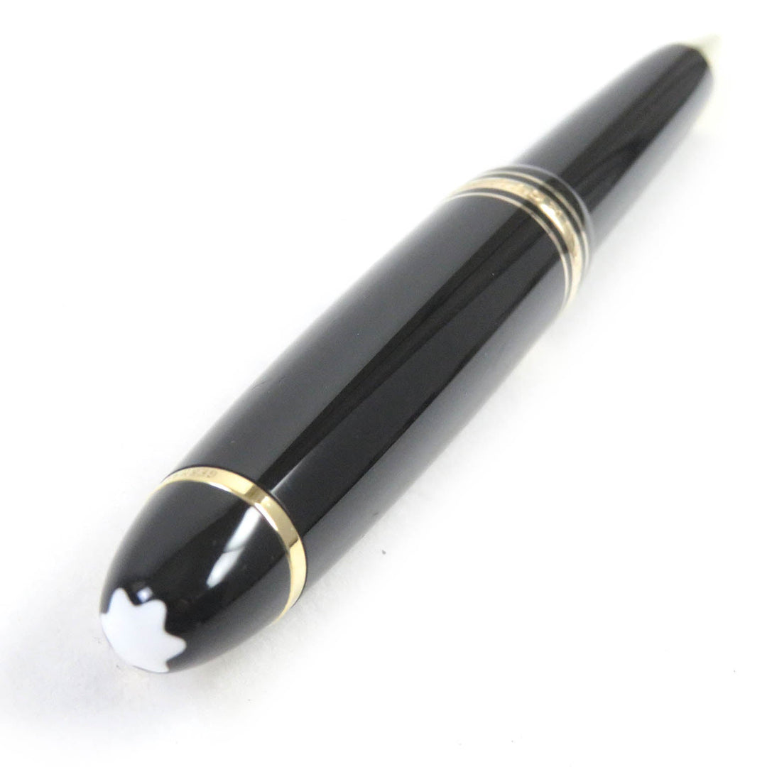 MONTBLANC Ballpoint pen Black Precious Rubbed Gin Black gold Le Grand mens Used Authentic