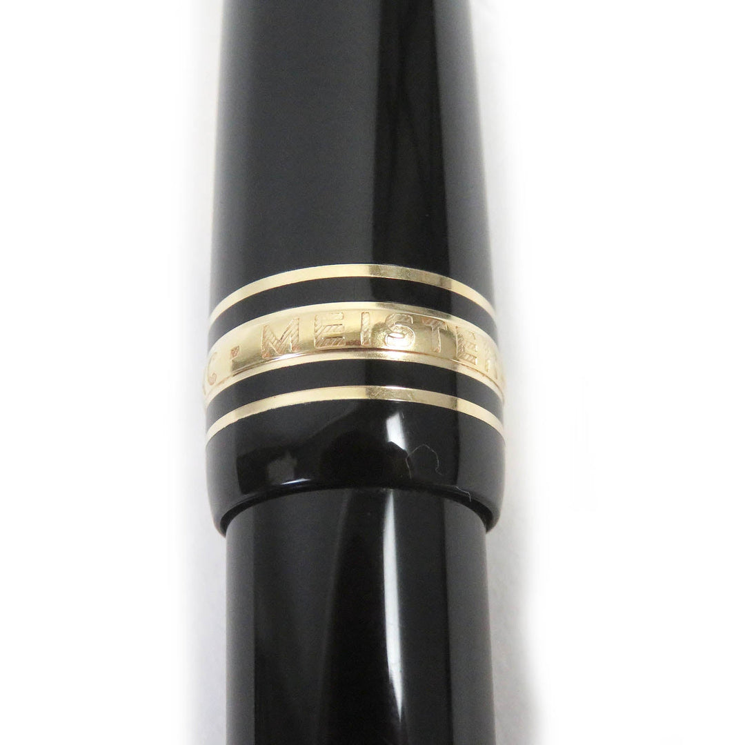 MONTBLANC Ballpoint pen Black Precious Rubbed Gin Black gold Le Grand mens Used Authentic