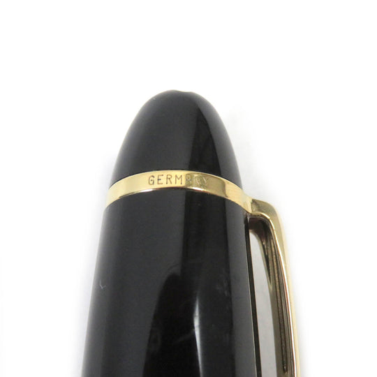 MONTBLANC Ballpoint pen Black Precious Rubbed Gin Black gold Le Grand mens Used Authentic