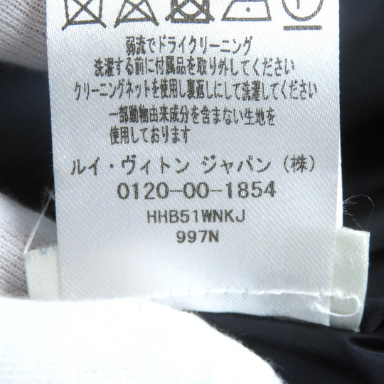 LOUIS VUITTON Jacket HHB51WNKJ Main: 88% polyamide (nylon), Main: 12% polyester, Leather part: cowhide Navy Staples Edition mens 52 Used Authentic