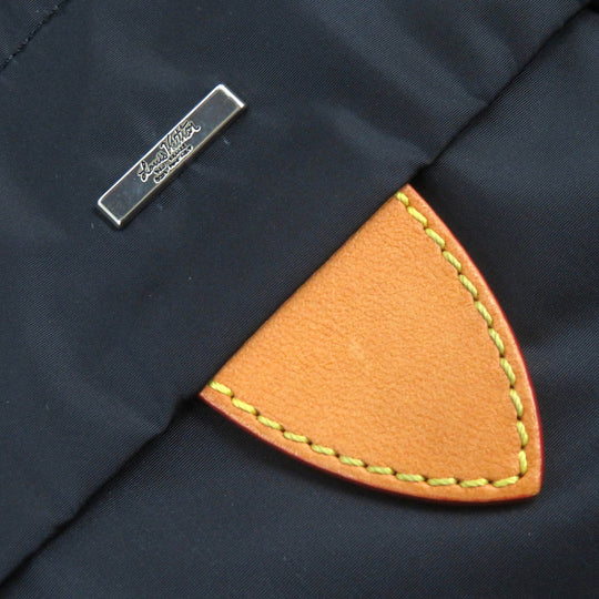 LOUIS VUITTON Jacket HHB51WNKJ Main: 88% polyamide (nylon), Main: 12% polyester, Leather part: cowhide Navy Staples Edition mens 52 Used Authentic