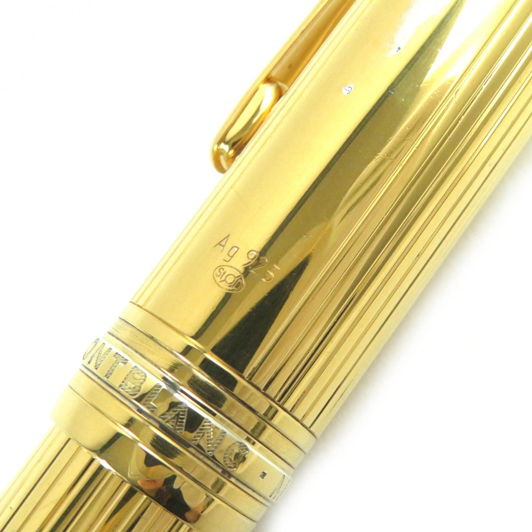 MONTBLANC Ballpoint pen AG925 gold Meisterstckle Grand mens Used Authentic